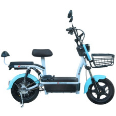 Велосипед з електродвигуном  SPARK CITY 14» 48V/500W/20Ah Блакитний